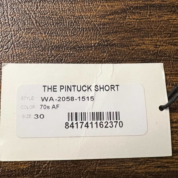 Re/done x Solid and Striped Women's NWT Pintuck Denim Shorts 70s size 30 - Picture 11 of 11